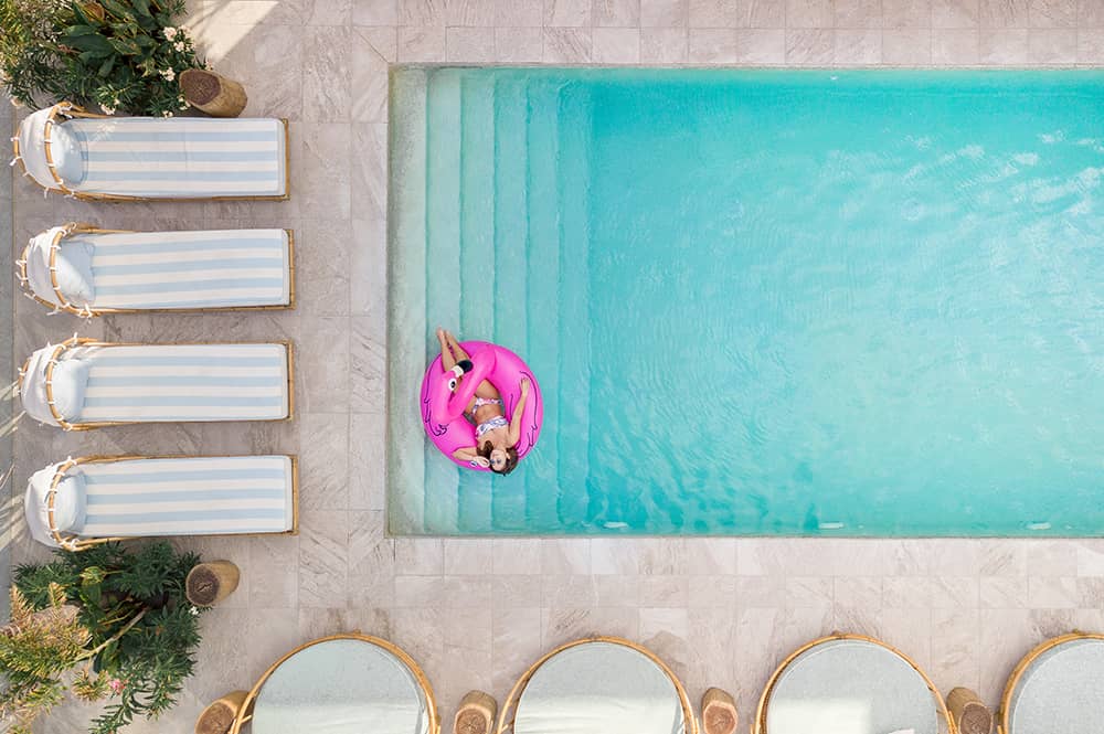 Calixta Hotel Boutique Pool at Rooftop in Playa del Carmen